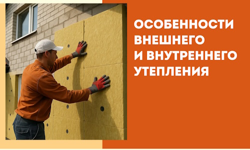 Какие особенности внешнего и внутреннего утепления в Балашихе