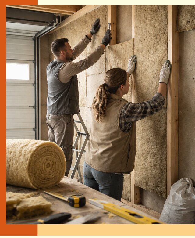 Утепление гаража изнутри в Балашихе: быстро и надежно