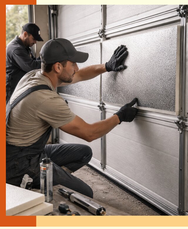 Утепление гаражных ворот в Балашихе качественно и надежно