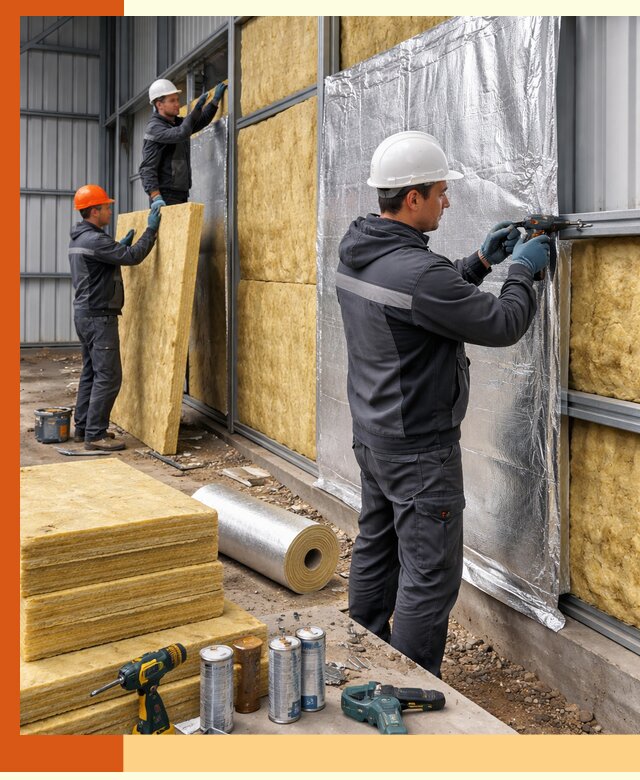 Утепление металлического ангара профессионально в Балашихе