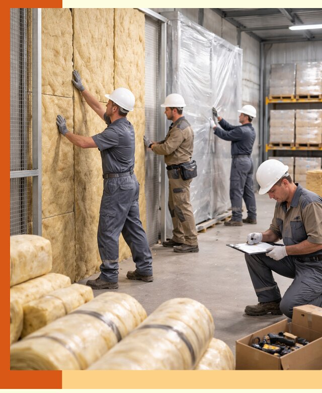 Утепление склада готовой продукции в Балашихе качественно и быстро