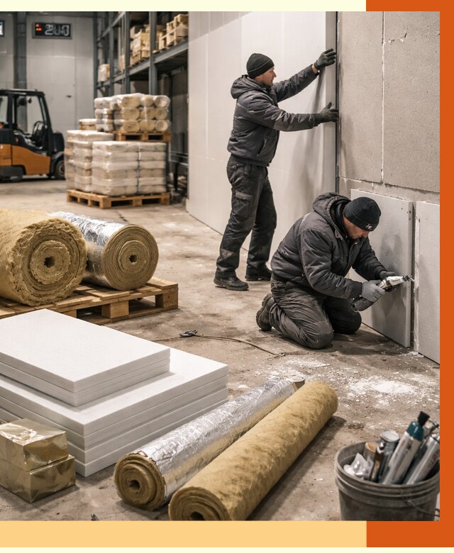 Утепление холодного склада в Балашихе от 8715 руб/м2 — комплексное под ключ | ТепломастерБлш