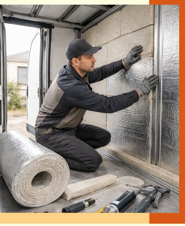 Утепление фургона рефрижератора в Балашихе от 12816 руб./м² под ключ | ТепломастерБлш