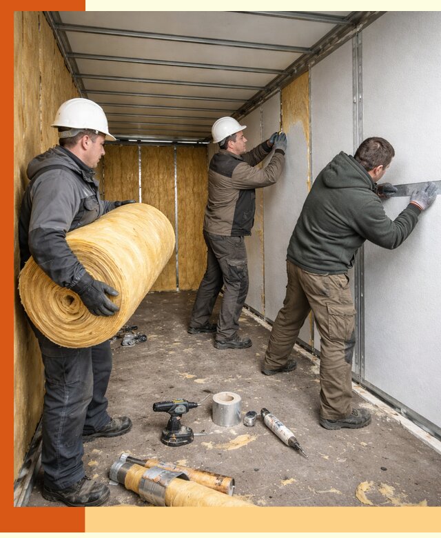 Утепление рефрижераторного контейнера в Балашихе профессионально и надежно