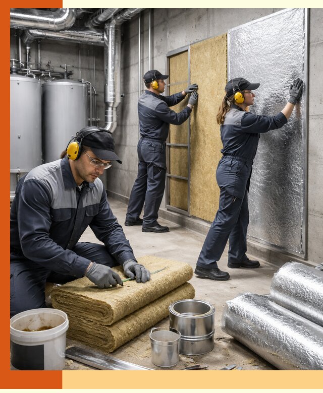 Шумоизоляция котельной в Балашихе: профессиональный монтаж и материалы